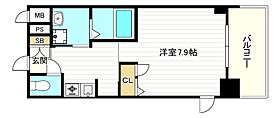 エイペックスみなとCenral　Avenue  ｜ 大阪府大阪市港区田中2丁目（賃貸マンション1K・5階・25.84㎡） その2