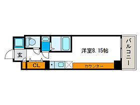 グランパシフィック朝潮橋  ｜ 大阪府大阪市港区八幡屋1丁目9-20（賃貸マンション1R・4階・21.07㎡） その2