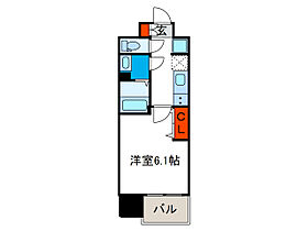 Vita弁天町  ｜ 大阪府大阪市港区波除6丁目（賃貸マンション1K・10階・21.67㎡） その2