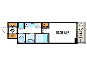 エステムコート難波WEST-SIDEVアジュール  ｜ 大阪府大阪市港区市岡元町1丁目（賃貸マンション1K・2階・20.95㎡） その2