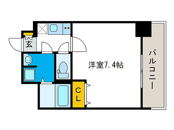 レグゼスタ弁天町 ｜大阪府大阪市港区波除5丁目(賃貸マンション1K・5階・24.75㎡)の写真 その2