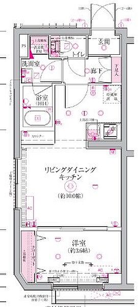 ベルシードステアー東日暮里II 101｜東京都荒川区東日暮里６丁目(賃貸マンション1LDK・1階・31.91㎡)の写真 その2