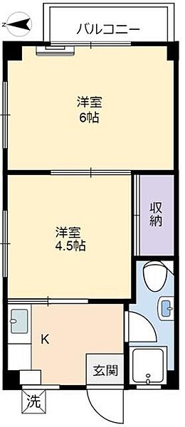 戸部マンション 304｜東京都北区神谷2丁目(賃貸マンション2K・3階・26.40㎡)の写真 その2