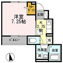 東京都板橋区上板橋2丁目（賃貸アパート1K・1階・25.77㎡） その2