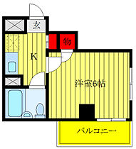 メセーヌ 304 ｜ 東京都板橋区蓮沼町（賃貸マンション1K・3階・17.73㎡） その2