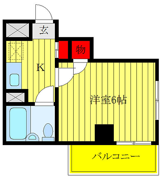 メセーヌ 304｜東京都板橋区蓮沼町(賃貸マンション1K・3階・17.73㎡)の写真 その2