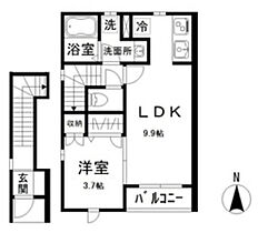 東京都豊島区池袋本町1丁目13-17（賃貸アパート1LDK・2階・41.40㎡） その2