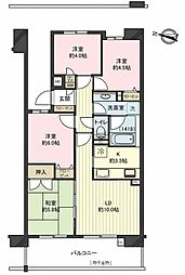 グリーンフォレストパークアリーナ 4LDKの間取図画像