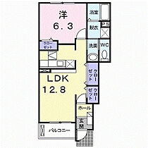 ＹａＭａＴｏ 107 ｜ 鳥取県倉吉市下余戸143-2（賃貸アパート1LDK・1階・46.49㎡） その2