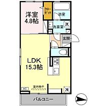 セレストYK 103 ｜ 鳥取県倉吉市上井905（賃貸アパート1LDK・1階・46.25㎡） その2