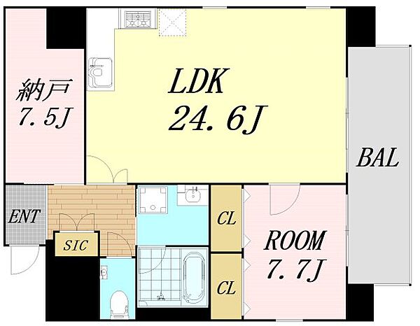 レオングラン本町橋 ｜大阪府大阪市中央区本町橋(賃貸マンション1SLDK・15階・90.14㎡)の写真 その2