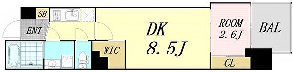 ソルテラス難波ＮＥＯ ｜大阪府大阪市浪速区日本橋4丁目(賃貸マンション1DK・5階・32.57㎡)の写真 その2