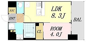 大阪府大阪市北区豊崎6丁目（賃貸マンション1LDK・9階・32.17㎡） その2