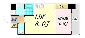 大阪府大阪市西区九条1丁目（賃貸マンション1LDK・6階・29.26㎡） その1