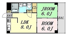 大阪府大阪市東淀川区菅原2丁目（賃貸マンション2LDK・3階・47.52㎡） その2