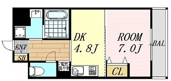 第17関根マンション ｜大阪府吹田市南金田2丁目(賃貸マンション1DK・10階・28.74㎡)の写真 その2