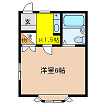 フォレストヒルズ（栃木市） 202 ｜ 栃木県栃木市城内町1丁目14-7（賃貸アパート1K・2階・16.52㎡） その2