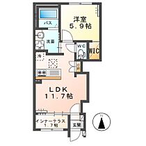 仮）シェルルスターテラス平柳町 103 ｜ 栃木県栃木市平柳町1丁目（賃貸アパート1LDK・1階・43.24㎡） その2