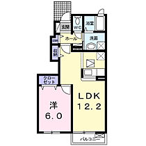 エレヴァートピアＣ 103 ｜ 栃木県佐野市田沼町1813-5（賃貸アパート1LDK・1階・43.86㎡） その2