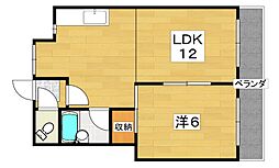 間取図画像 1LDK