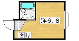 ハマンション香里 ワンルームの間取図画像