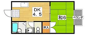 第二晴天ハイツ  ｜ 大阪府寝屋川市田井町（賃貸アパート1DK・2階・23.00㎡） その2