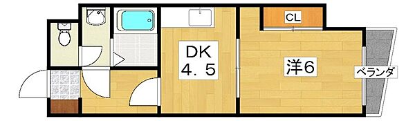 マンションハシモト ｜大阪府寝屋川市昭栄町(賃貸マンション1DK・3階・28.50㎡)の写真 その2