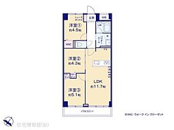 間取図画像 3LDK