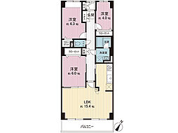 エクセル宮前平 3LDKの間取図画像