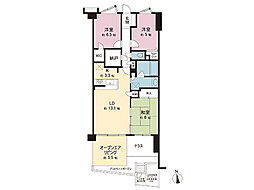 グランシティたまプラーザ1 3LDKの間取図画像