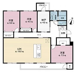 間取図画像 3SLDK