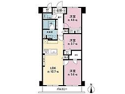 間取図画像 3LDK