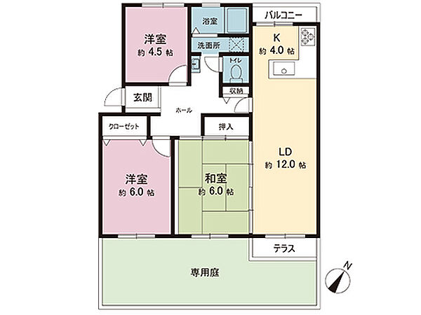 間取りを拡大表示