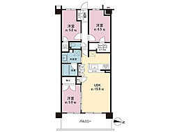 間取図画像 3LDK