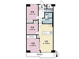 間取図画像 2SLDK