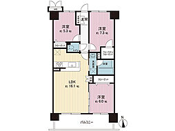 間取図画像 3LDK