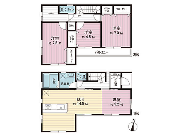 間取りを拡大表示