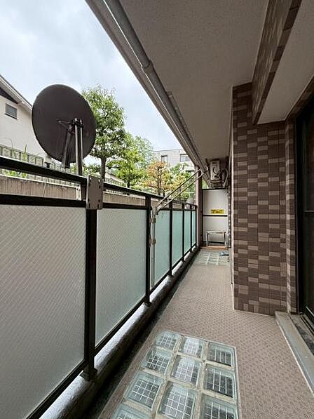 お洗濯ものを気持ち良く太陽の光で干せるのが嬉しいですね。