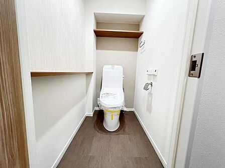 ほっと安らげるトイレ空間です。