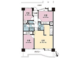 間取図画像 3LDK
