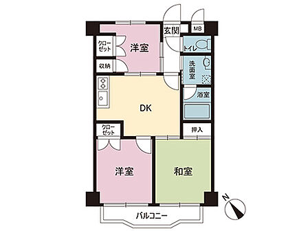 間取図です。図面と異なる場合は現況を優先させていただきます。