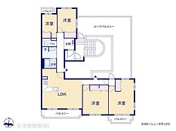 ロビーシティ相模大野五番街12号棟 4LDKの間取図画像