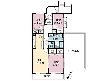 間取図です。図面と異なる場合は現況を優先させていただきます。