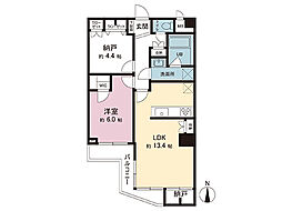 スターハイツ桜ヶ丘 1SLDKの間取図画像