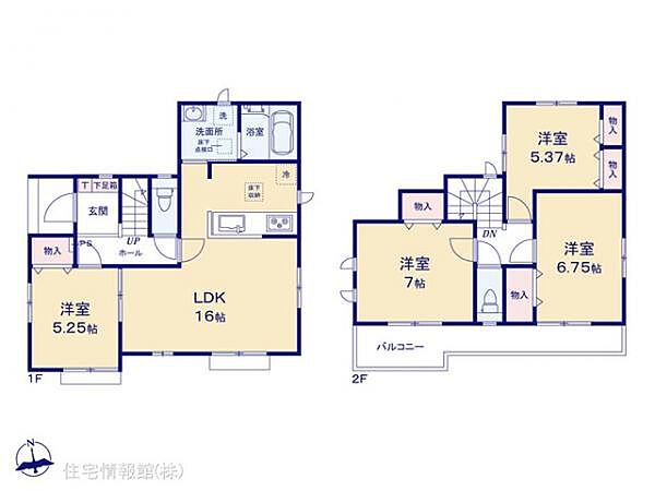 間取りを拡大表示