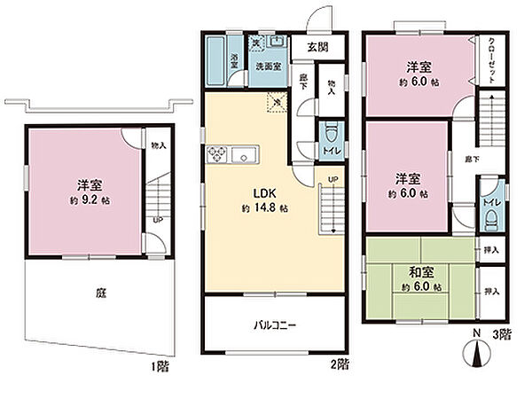 間取りを拡大表示