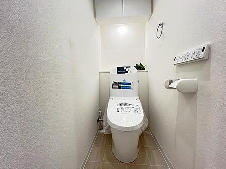 ほっと安らげるトイレ空間です。