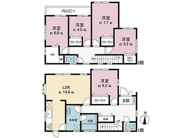 間取りを拡大表示