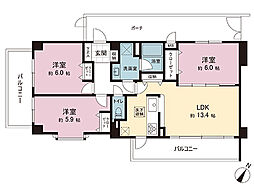 間取図画像 3LDK