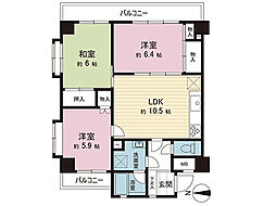 エミネンス相模大塚 3LDKの間取図画像